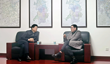 陳愛林市長、艾可知主任會(huì)見省遠(yuǎn)景智庫專家一行